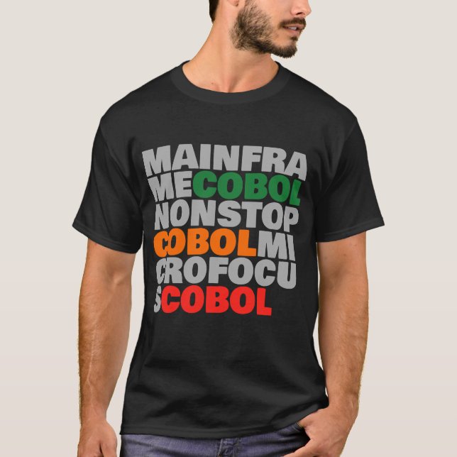 COBOL-Plattformen - Mainframe, MicroFocus, NonStop T-Shirt (Vorderseite)