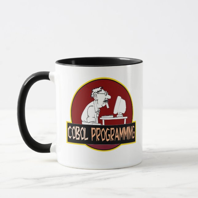 COBOL Programmer - Old-School Coding Legend  Tasse (Links)