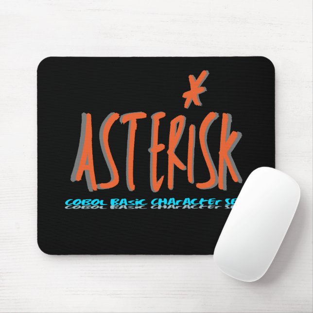 Cobol-Programmiersprache Grundzeichen Mousepad (Mit Mouse)