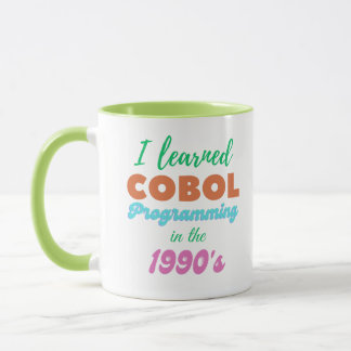 Cobol-Programmiersprache in den 90er Jahren erlern Tasse