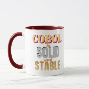 Cobol-Programmiersprache ist stark und stabil Tasse
