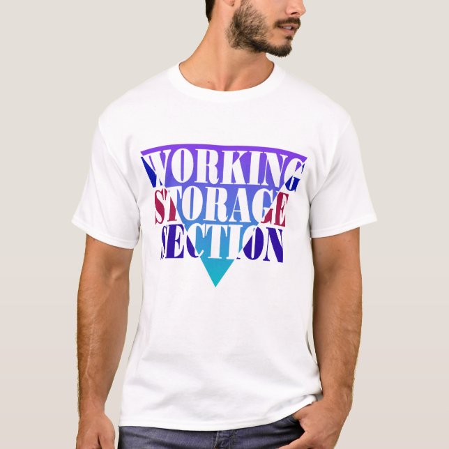 Cobol-Programmierung - Arbeitsspeicher T-Shirt (Vorderseite)