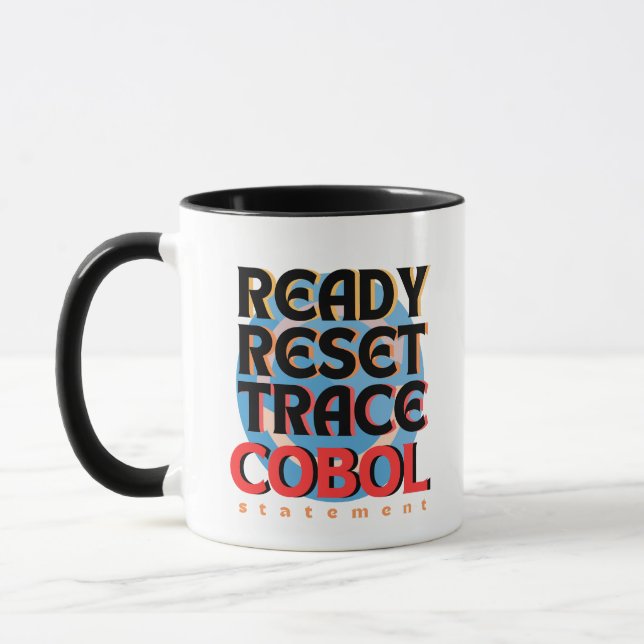 Cobol-Programmierung Reset-Trace Tasse (Links)