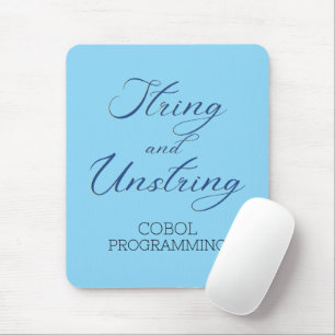 Cobol-Programmierung String und Unstring-Verb Mousepad