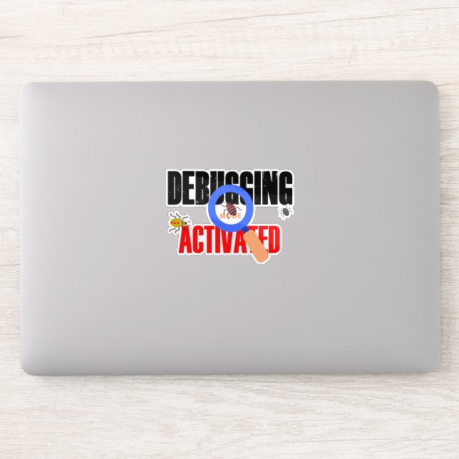 Cobol Programming Debug Mode Activated Sticker (Computer)
