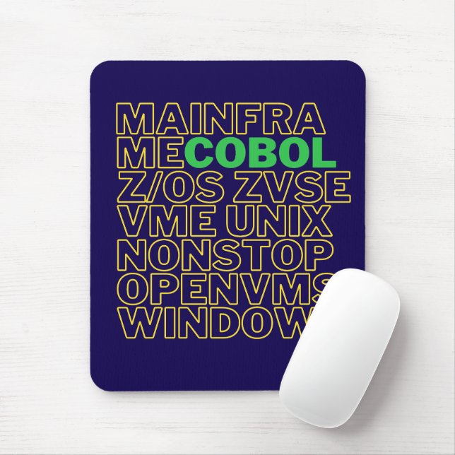 COBOL Sprachbetriebssystem-Plattformen  Mousepad (Mit Mouse)