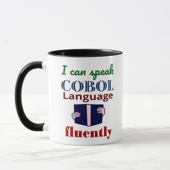 Cobol Sprache fließend sprechen Tasse (Links)