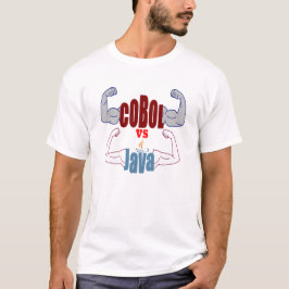 Cobol vs. Java Programming Languages Showdown T-Shirt