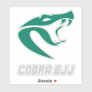 Cobra BJJ Grappling Kämpfer Aufkleber