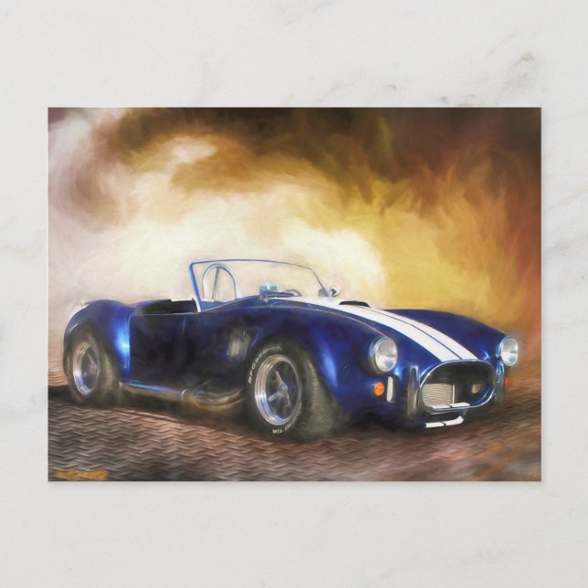 Cobra Car STRIKER FANG Postkarte (Vorderseite)