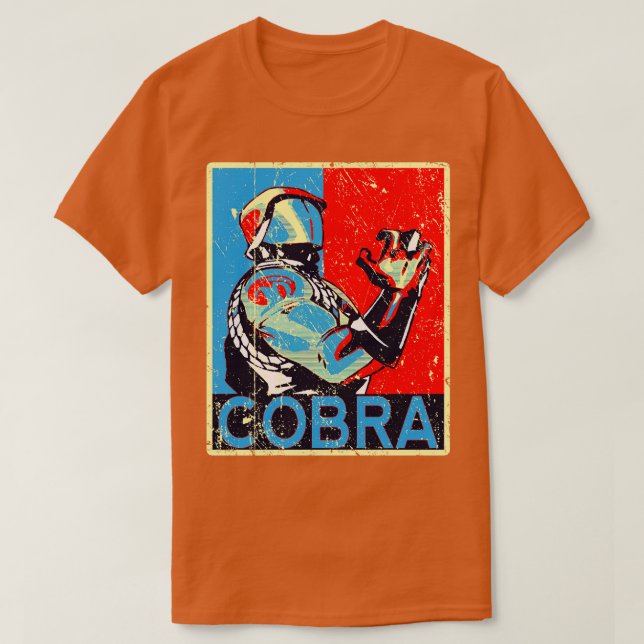 Cobra Commander 80er Too T-Shirt (Design vorne)