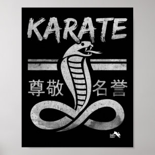 Cobra Karate Kampfsport Poster