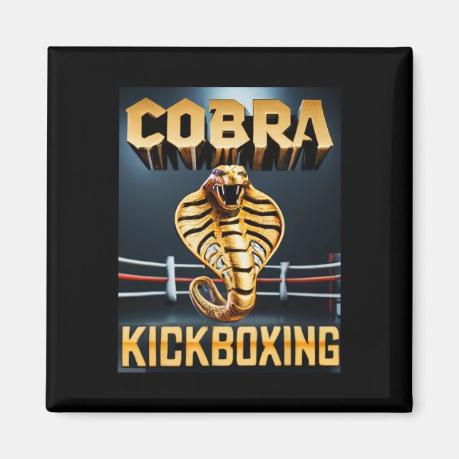 Cobra Kickboxing Design von Don Castillo  Magnet (Vorne)