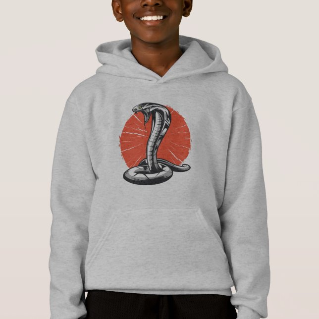 Cobra Open Hood, Schlangenangriffe Hoodie (Vorderseite)
