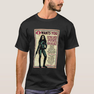 Cobra Recruiting Poster mit der Baroness G.I. T-Shirt