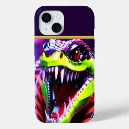 Cobra-Schlange mit limitierten grünen Lippen und r Case-Mate iPhone Hülle