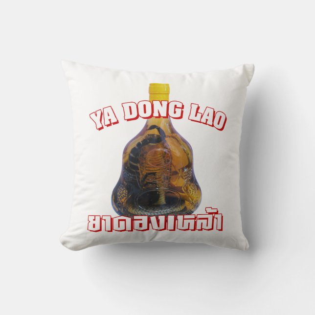 Cobra Snake Vs Scorpion Whiskey ... Yadong Lao Kissen (Vorderseite)