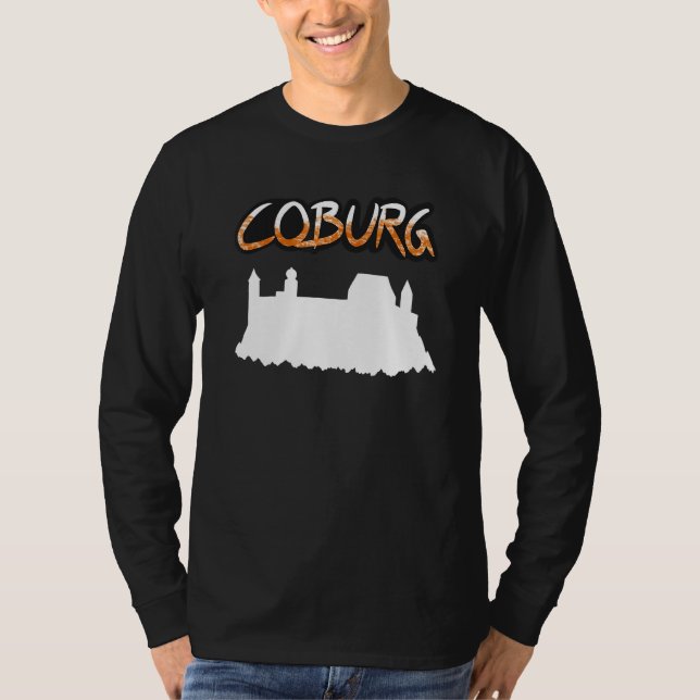 Coburg Mit Der Veste Veste Coburg Castle T-Shirt (Vorderseite)