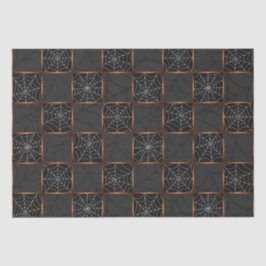 Cobweb Checkerboard Seidenpapier