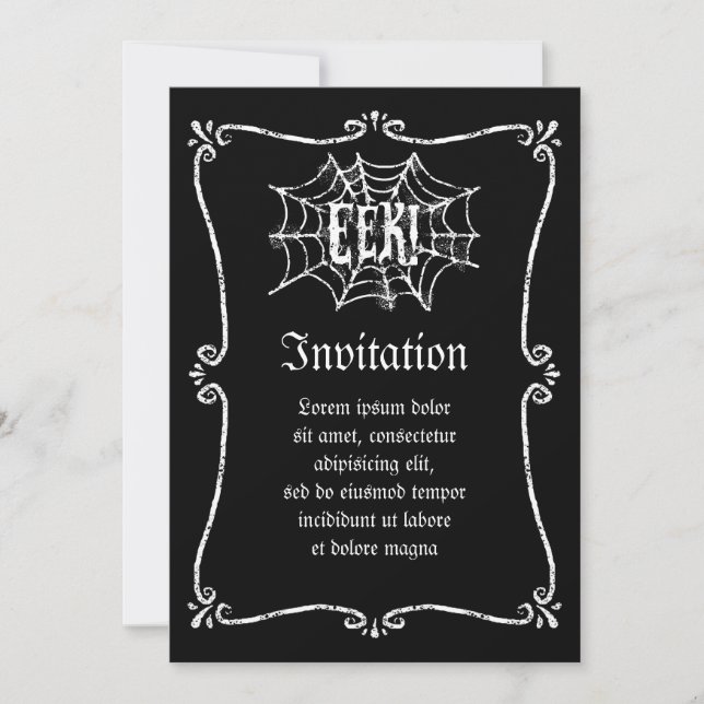 Cobweb EEK Einladung (Vorderseite)