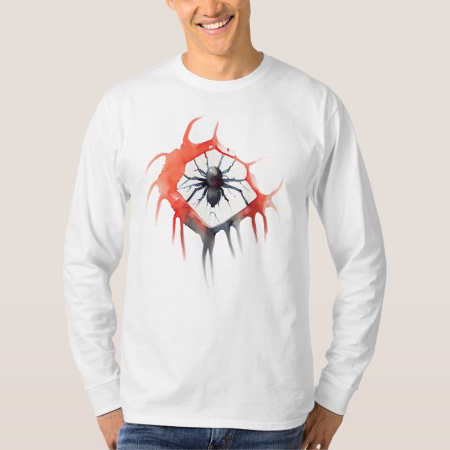 Cobweb Halloween T-Shirt (Vorderseite)