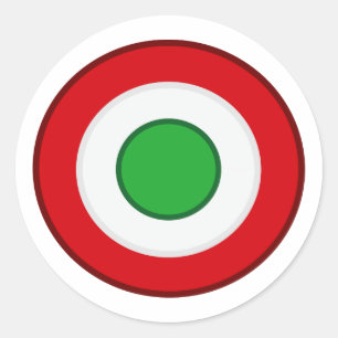 Coccarda Coppa Italien Runder Aufkleber