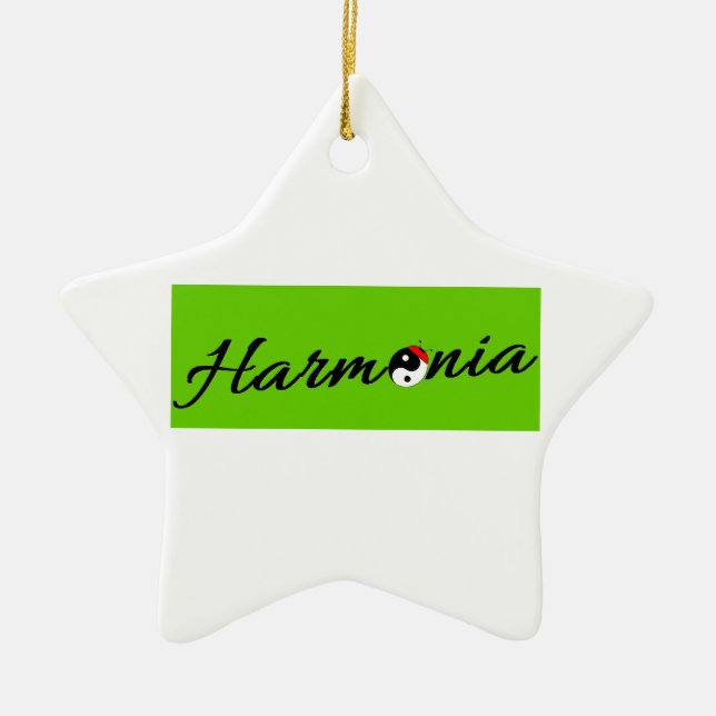 Coccinelle Harmonia zen Keramikornament (Vorne)