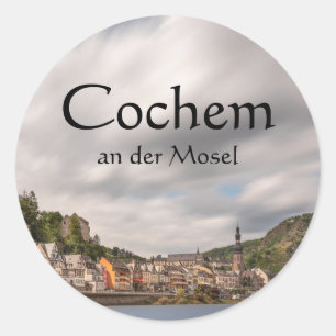 Cochem an der Mosel - Deutschland Runder Aufkleber