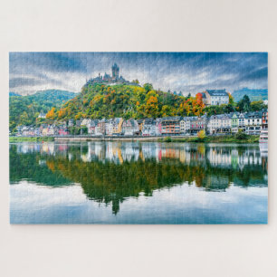 Cochem auf dem Moseltal Deutschland Puzzle