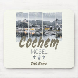 Cochem auf der Mosel Deutschland Vintag Souvenir Mousepad