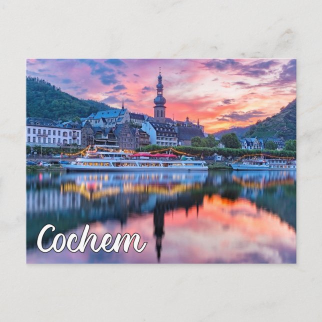 Cochem, Deutschland Postkarte (Vorderseite)