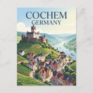 Cochem Deutschland Postkarte