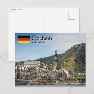 Cochem Deutschland Postkarte