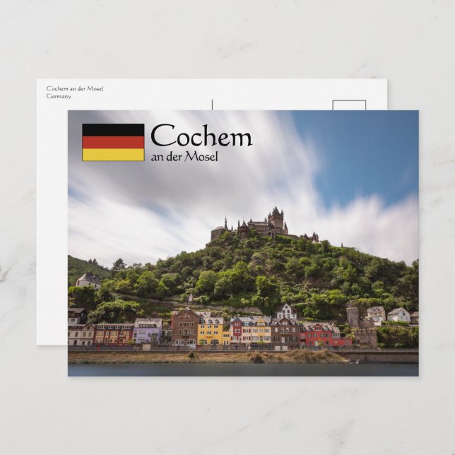 Cochem Deutschland Postkarte (Vorne/Hinten)