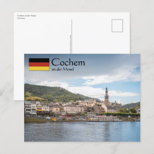 Cochem Deutschland Postkarte