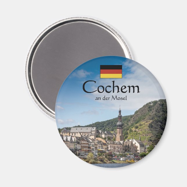 Cochem Germany Souvenir Magnet (Vorderseite/Rückseite)