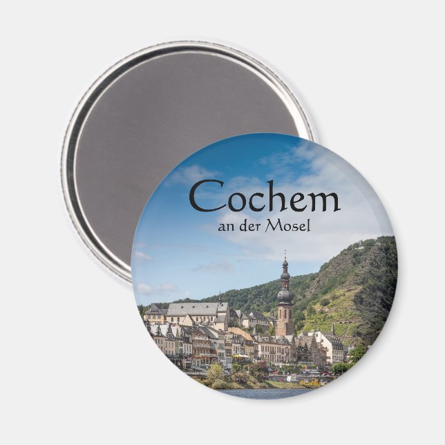Cochem Moselle Magnet (Vorderseite/Rückseite)