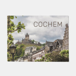 Cochem Moselle Panorama Deutschland Souvenir Fußmatte