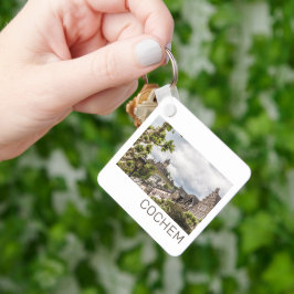 Cochem Moselle Panorama Deutschland Souvenir Schlüsselanhänger