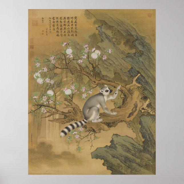 Cochin Lemur Fine Art Poster (Vorne)