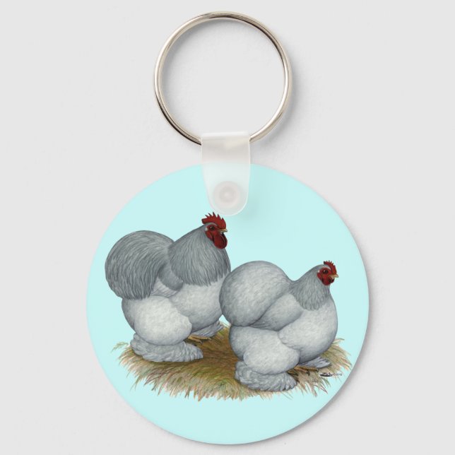 Cochin: Self Blue Schlüsselanhänger (Vorderseite)