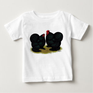 Cochins Black Bantam Pair Baby T-shirt