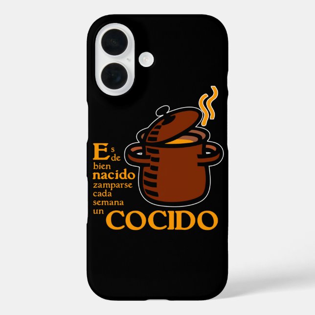 Cocido Case-Mate iPhone Hülle (Rückseite)