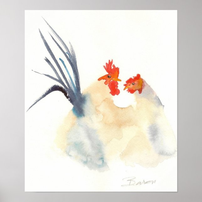 Cocka-doodle-Liebling Poster (Vorne)