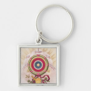 Cockade, Emblem von 1848 Schlüsselanhänger