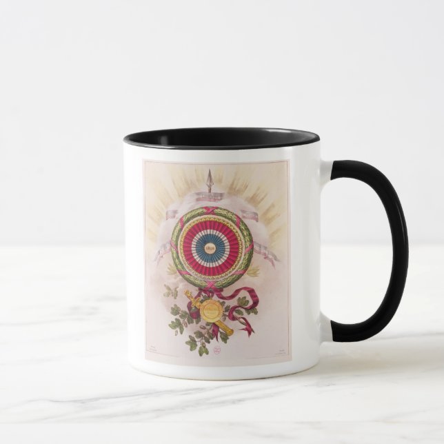 Cockade, Emblem von 1848 Tasse (Rechts)