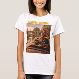 Cockapoo Cambridge Hemd UK Reise Geschenk T-Shirt