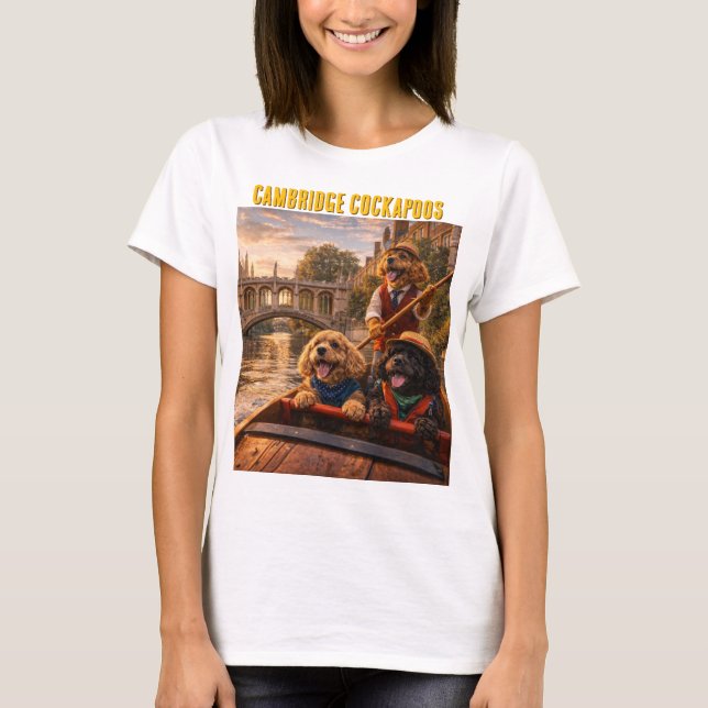Cockapoo Cambridge Shirt UK Travel Gift (Vorderseite)