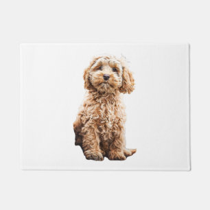 Cockapoo Cavoodle Labradoodle Niedlicher Welpenhun Fußmatte