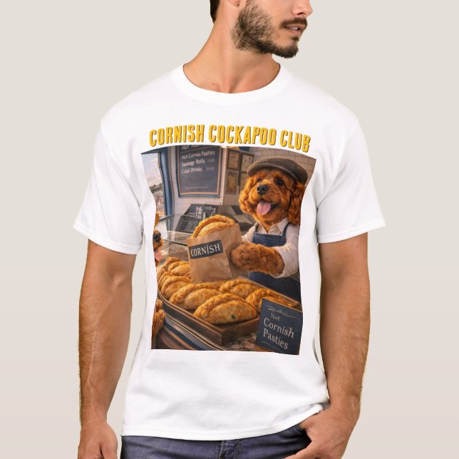 Cockapoo Cornish Pasty Shirt Lustiges Hundegeschen (Vorderseite)